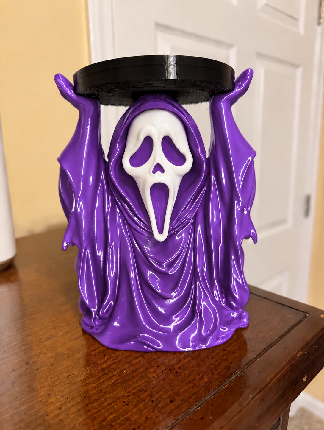 Ghostface Inspired 3-Wick Candle Holder - 3D printed product