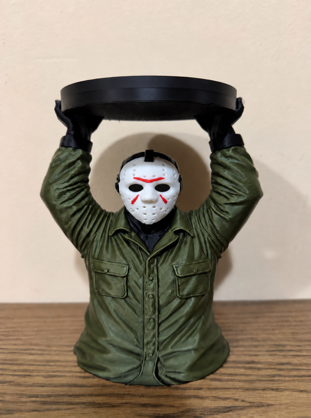 Jason Voorhees Inspired 3-Wick Candle Holder | Horror Decor