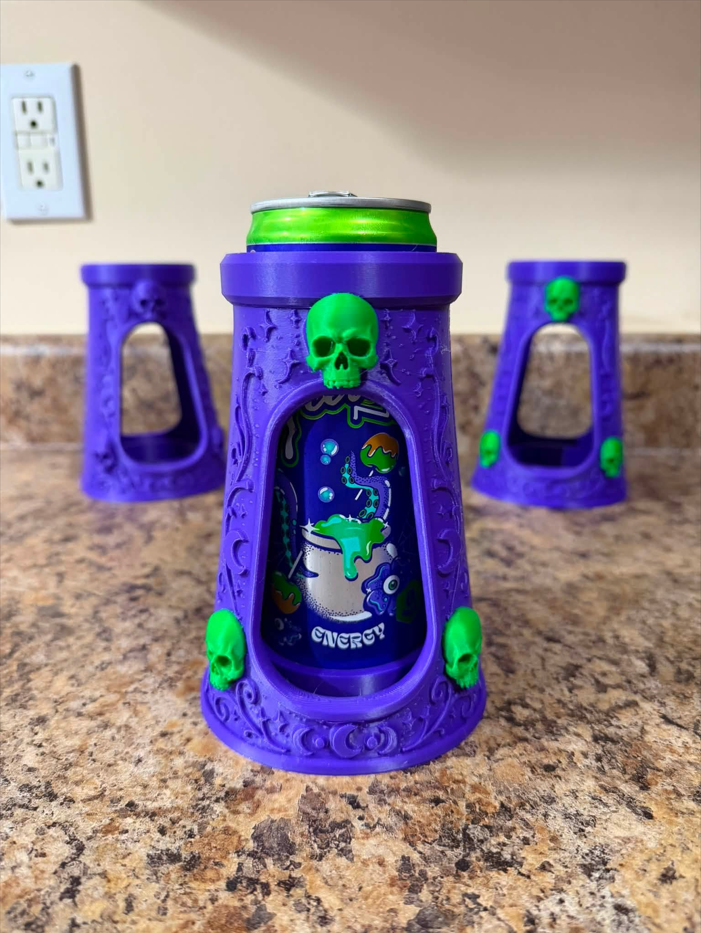 Witch's Potion 12 oz Slim Can Cooler - 3D printed product