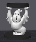 Spooky Ghost 3-Wick Candle Holder - 3D printed product