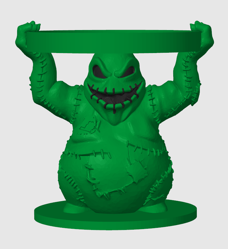 Oogie Boogie Inspired 3-Wick Candle Holder - 3D printed product
