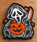 Ghostface Inspired Jack-O'-Lantern Trinket Tray - 3D printed product
