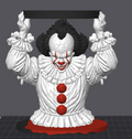 Pennywise Inspired 3-Wick Candle Holder 3MF File Download