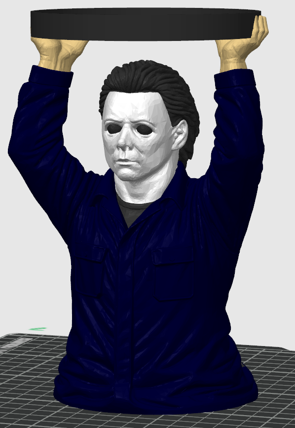 Michael Myers Inspired 3-Wick Candle Holder 3MF File Download