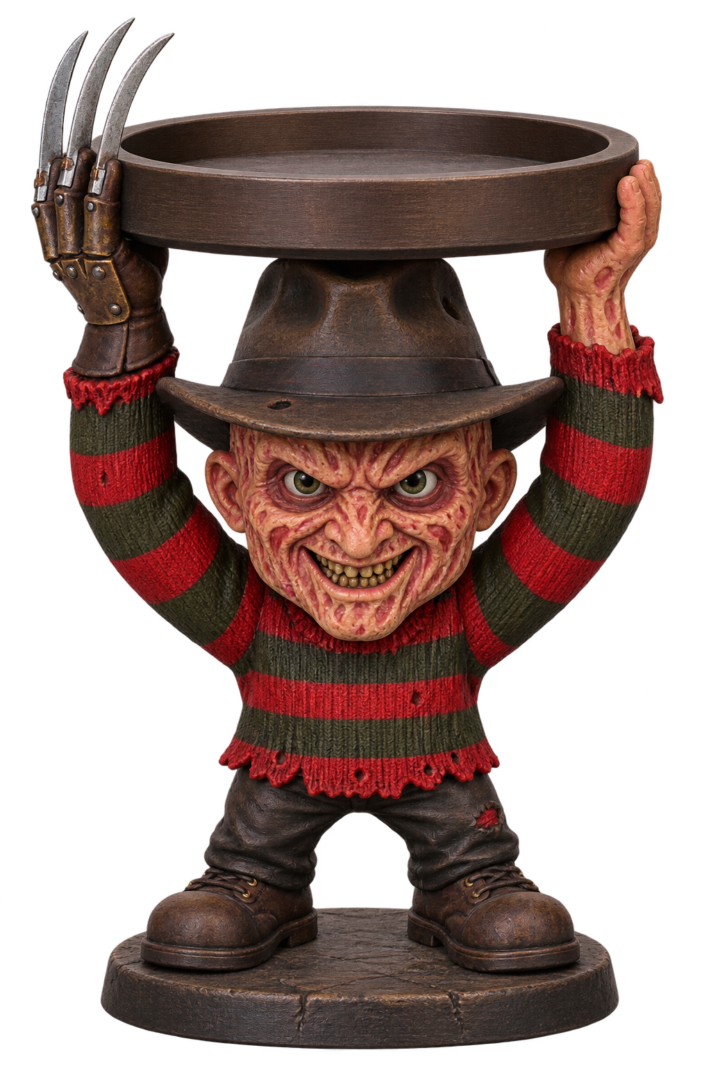 Freddy Krueger Inspired 3-Wick Candle Holder - 3D printed product