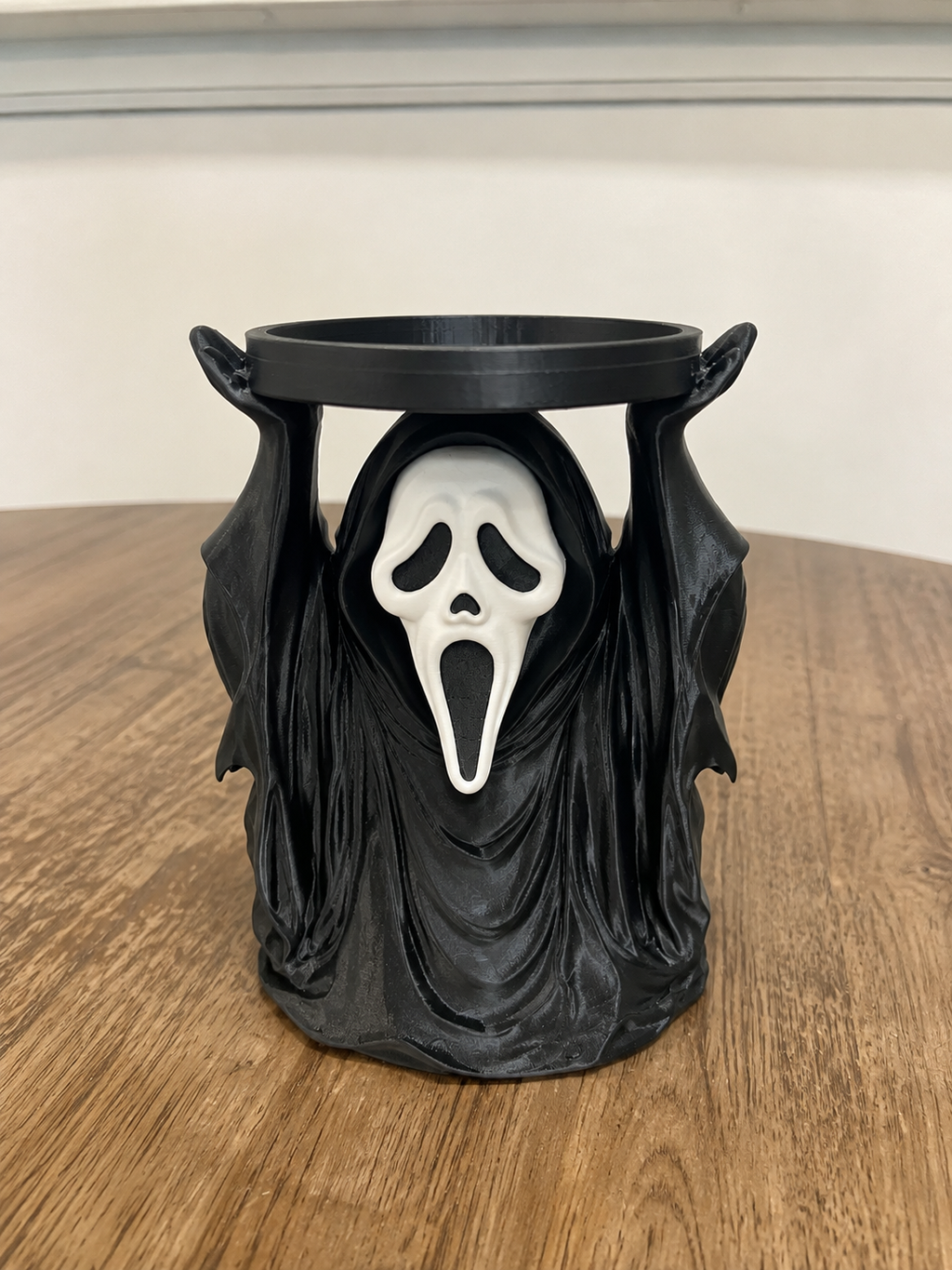Ghostface Inspired 3-Wick Candle Holder - 3D printed product