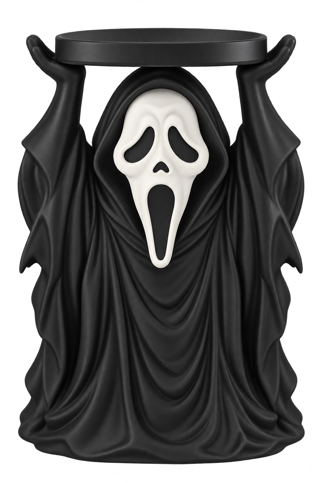 Ghostface Inspired 3-Wick Candle Holder 3MF File Download