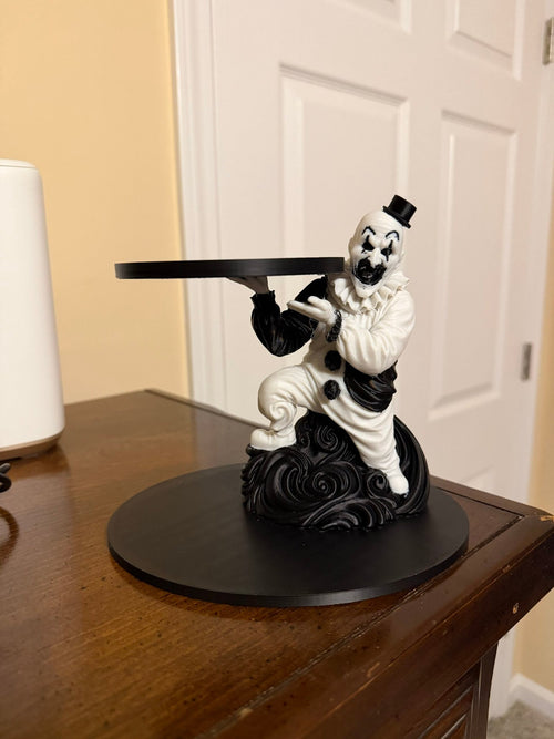Art the Clown Inspired 3-Wick Candle Holder - 3D printed product
