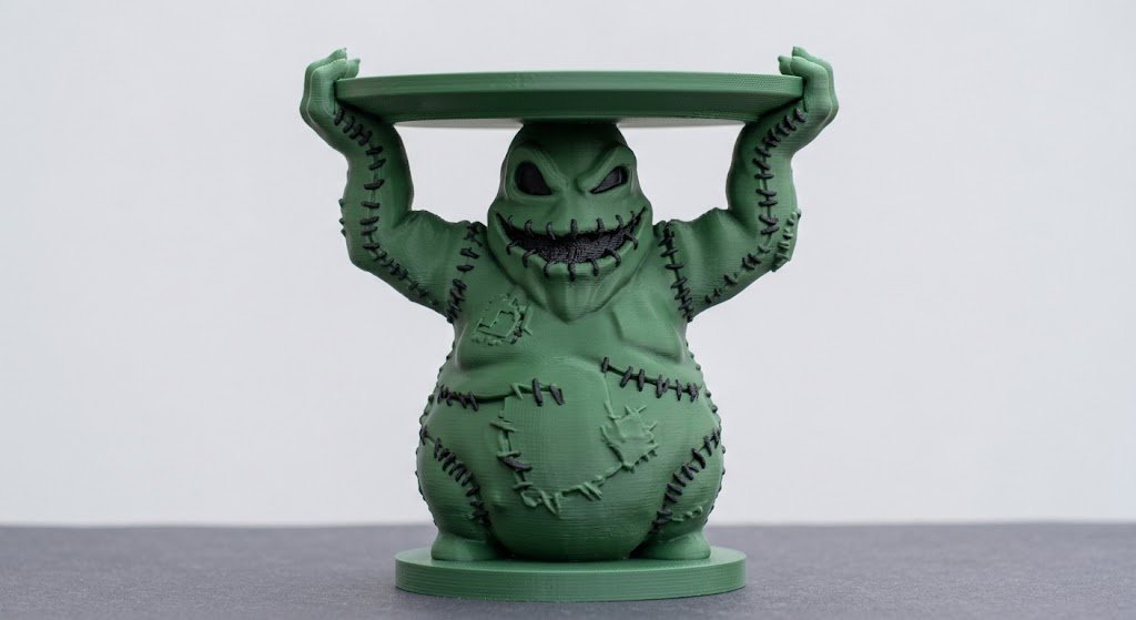 Oogie Boogie Inspired 3-Wick Candle Holder - 3D printed product
