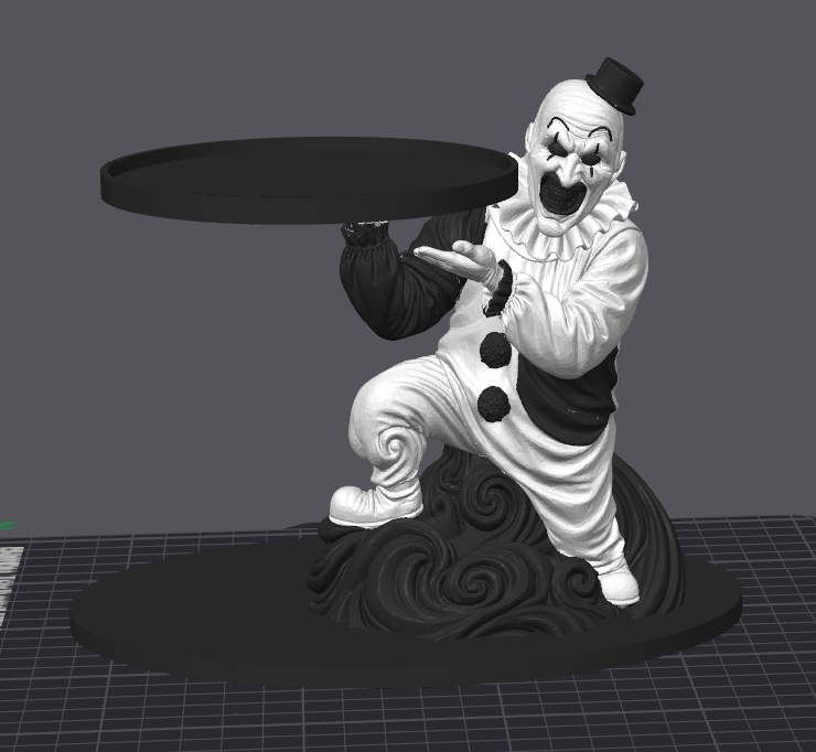 Terrifier/Art the Clown inspired Candleholder 3MF/STL Download