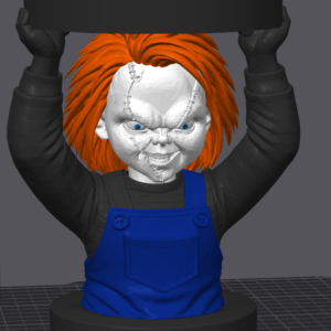 Chucky inspired Candleholder 3MF/STL Download