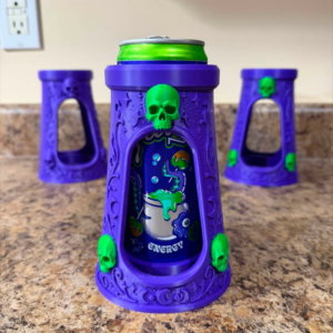 Witch's potion 12oz Slim Can Coozie Commercial License Digital Download