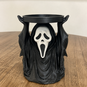 Ghostface inspired 3D Printed Candleholder