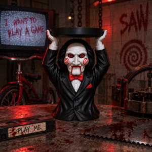 Jigsaw/Billy the Puppet inspired 3D Printed Candleholder