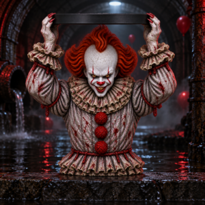 Pennywise inspired 3D Printed Candleholder