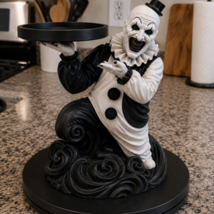 Art the Clown inspired 3D Printed Candleholder